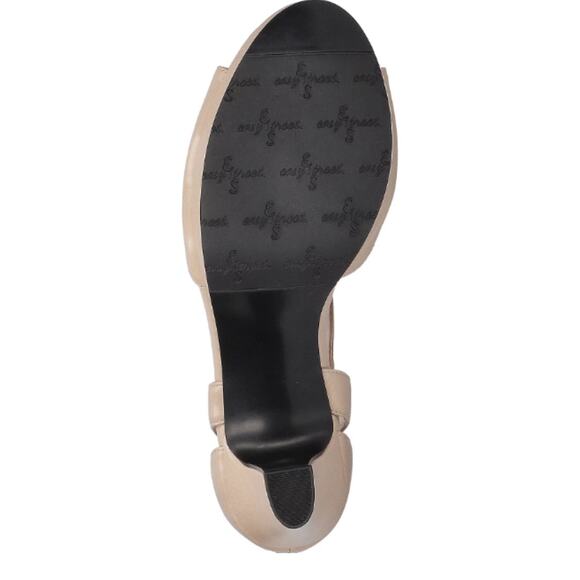 NEW Easy Street Women's Flash T-Strap Dress Sandals Nude Pearlized Size 7.5M - Picture 6 of 7